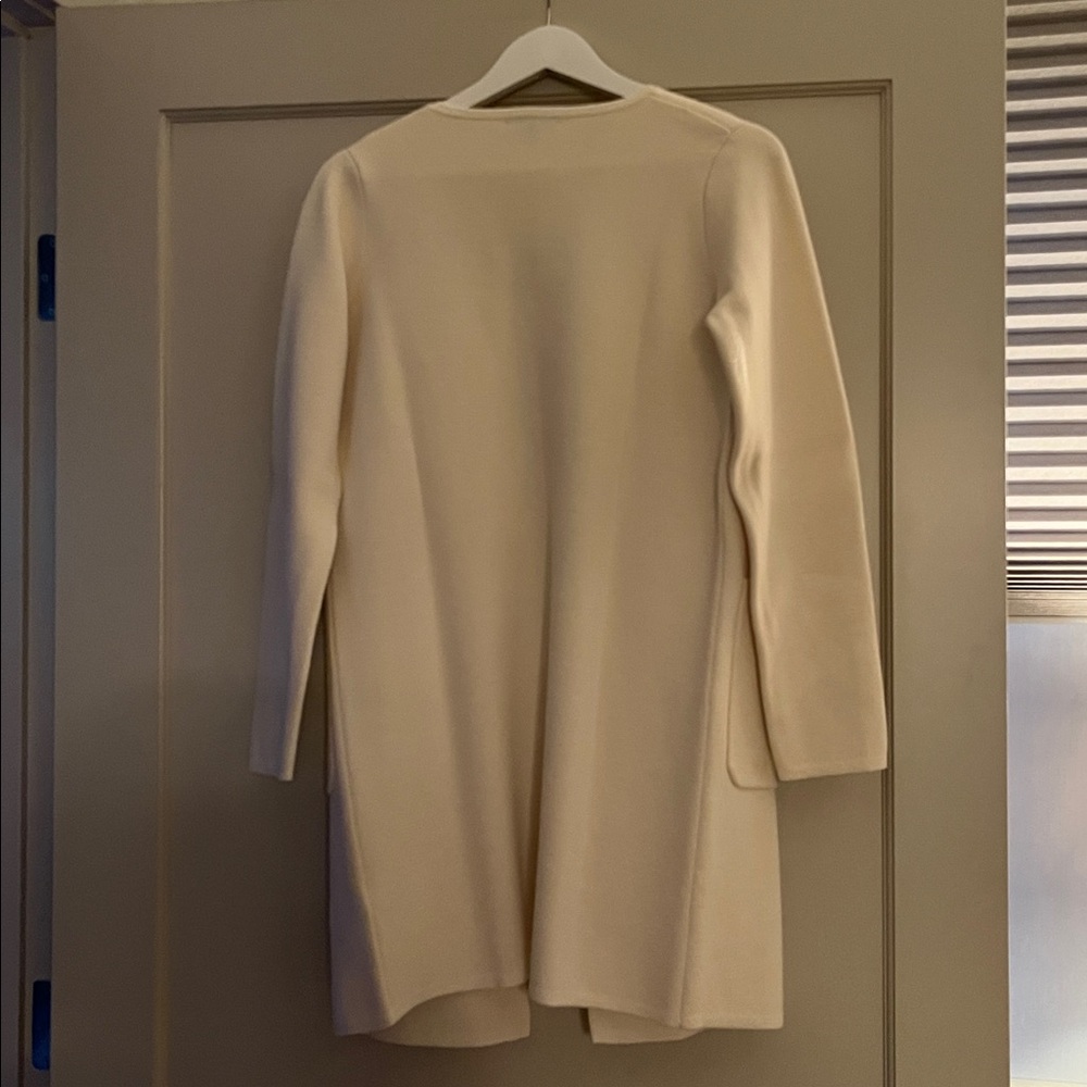 J.Crew | Juliette collarless sweater blazer | Cream | Size XS - Picture 3 of 15